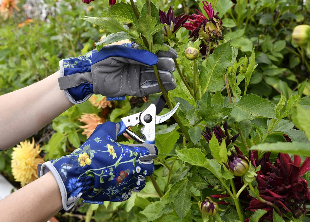 British Meadow Pocket Pruner & Holster