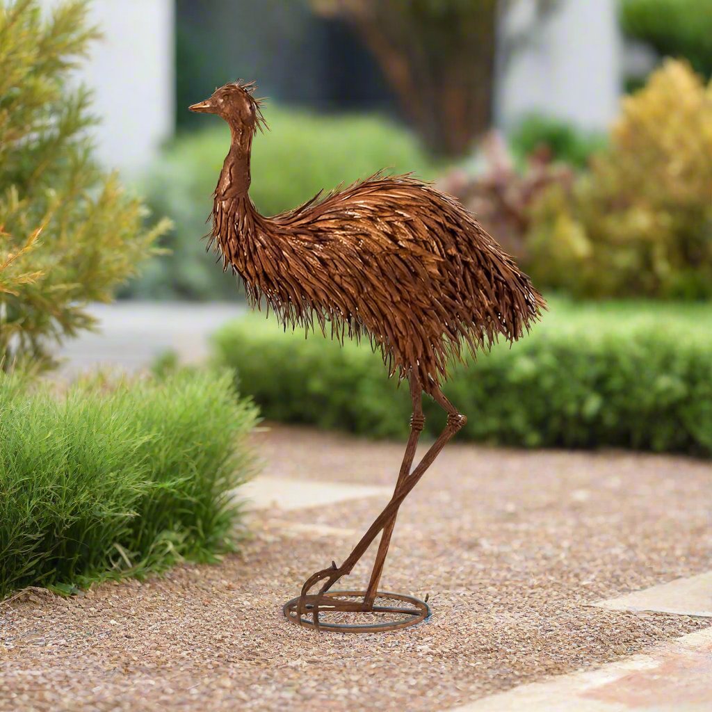 Willow & Silk Emu Garden Statue