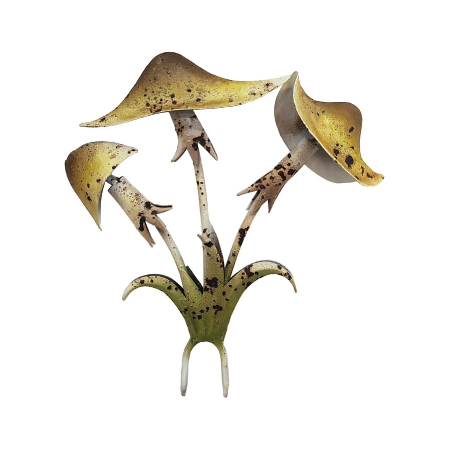 Mushroom Bunch Garden Stake