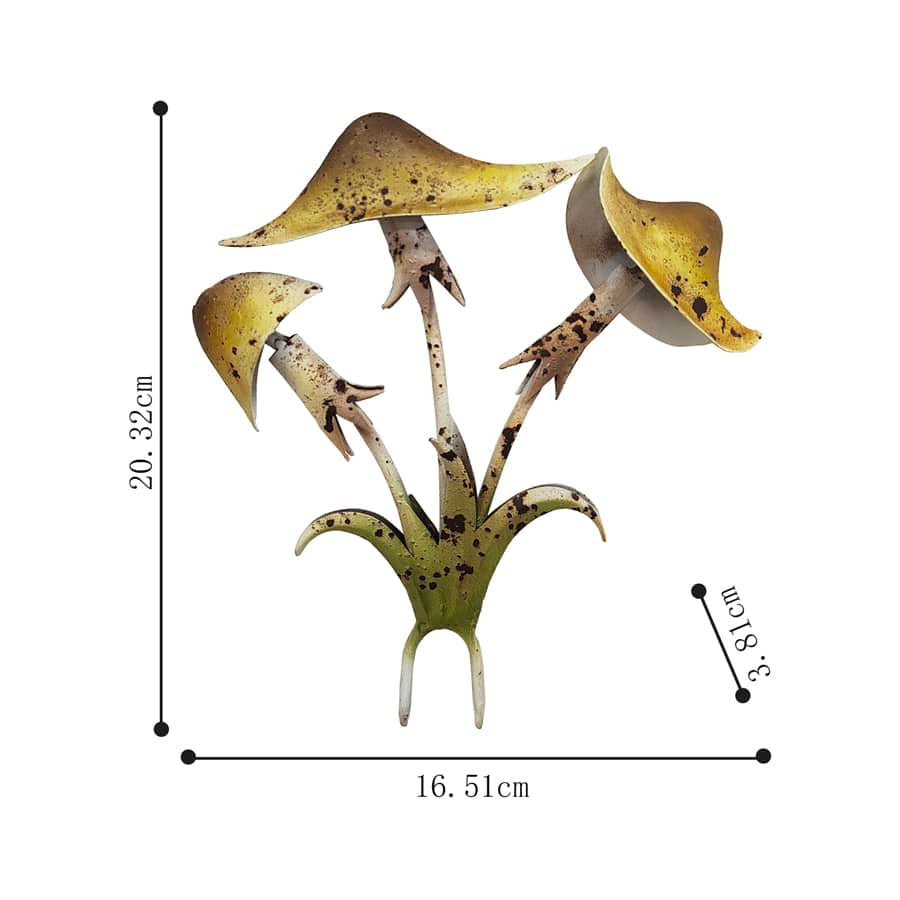 Mushroom Bunch Garden Stake