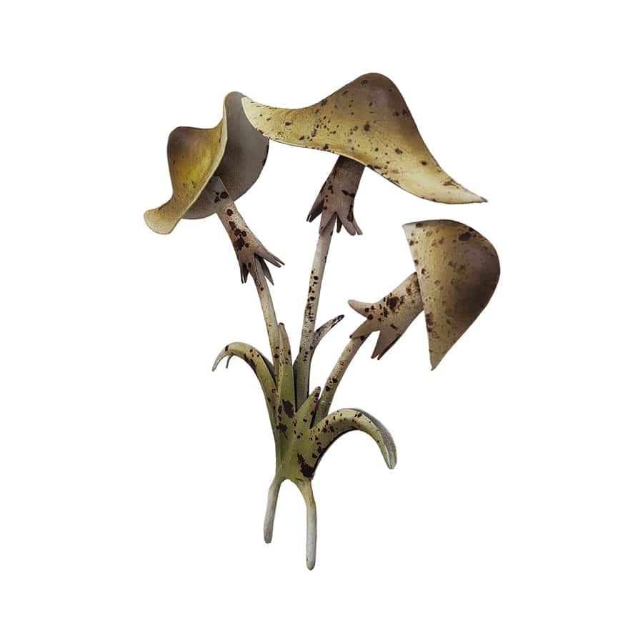 Mushroom Bunch Garden Stake
