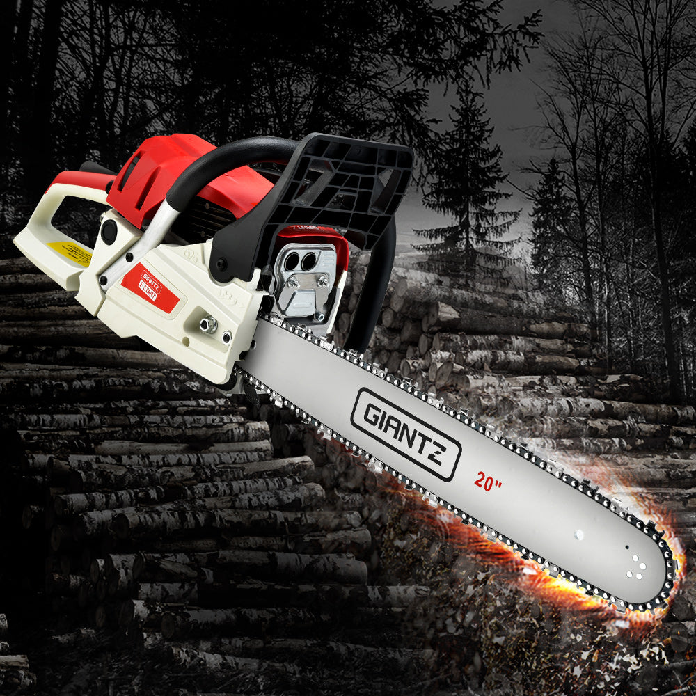 Giantz | Chainsaw Petrol Commercial 20" Bar - 62cc