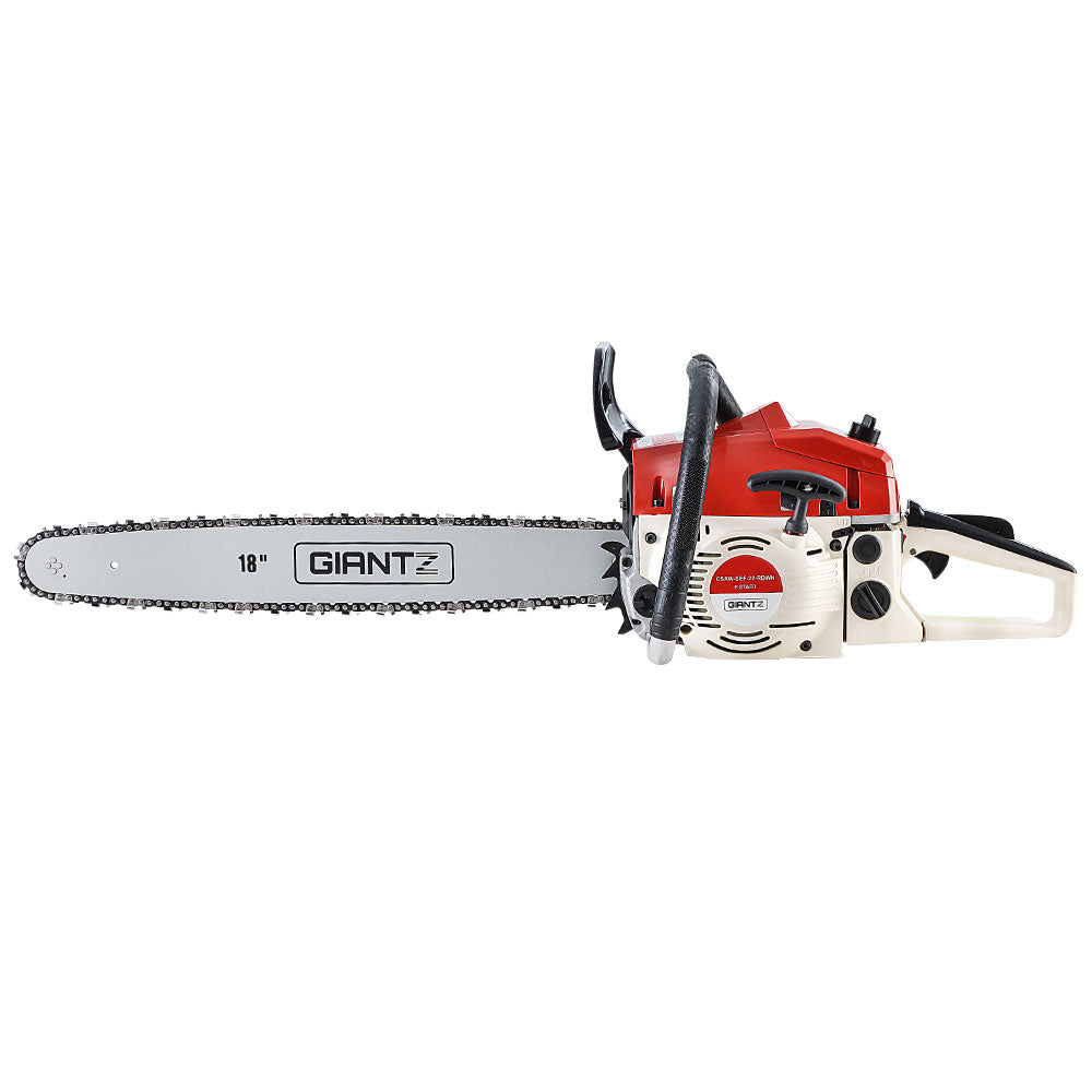 Giantz | Chainsaw Petrol Commercial 18" Bar - 75cc