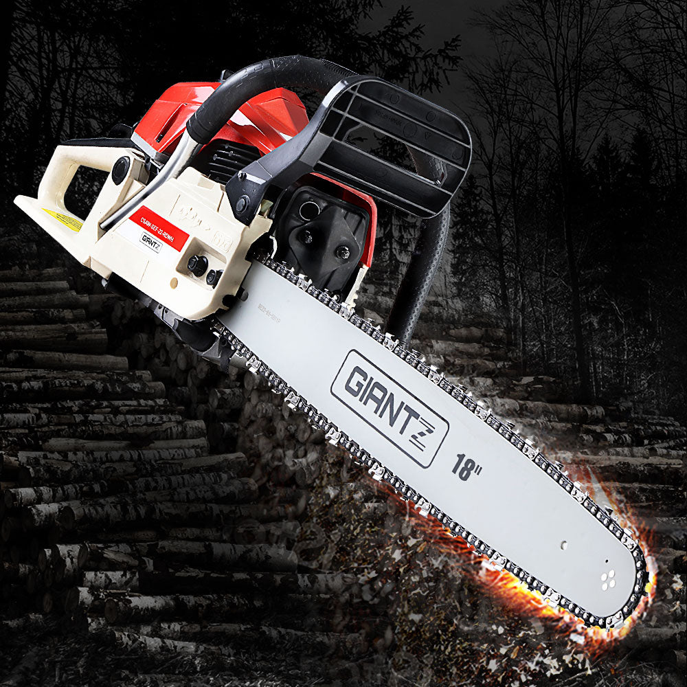 Giantz | Chainsaw Petrol Commercial 18" Bar - 75cc
