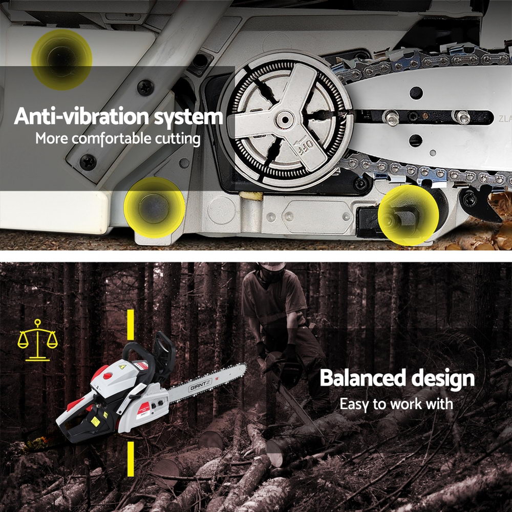 Giantz | Chainsaw Petrol Lightweight 16” Bar 42cc