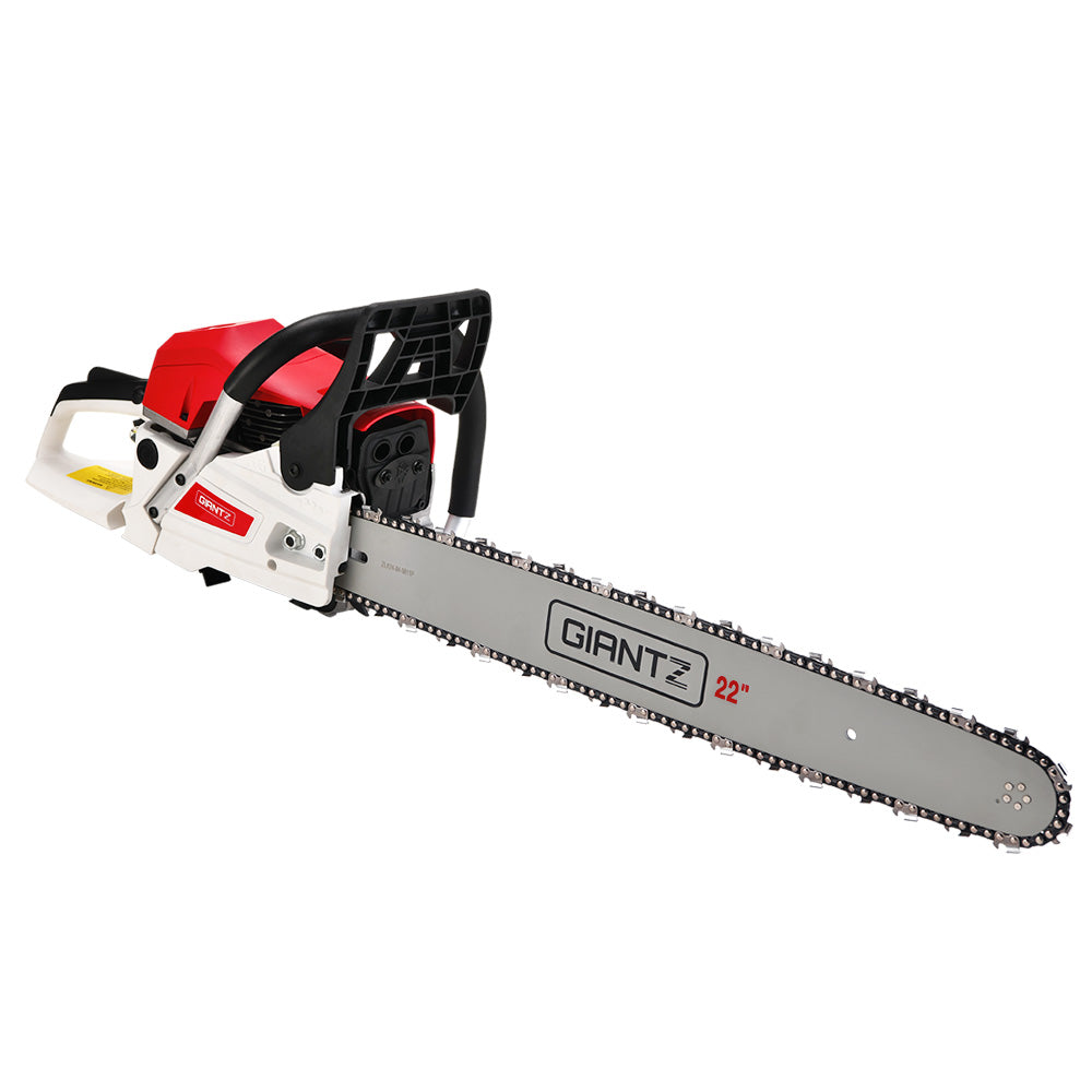 Giantz | Chainsaw Petrol Commercial 22" Bar - 62cc