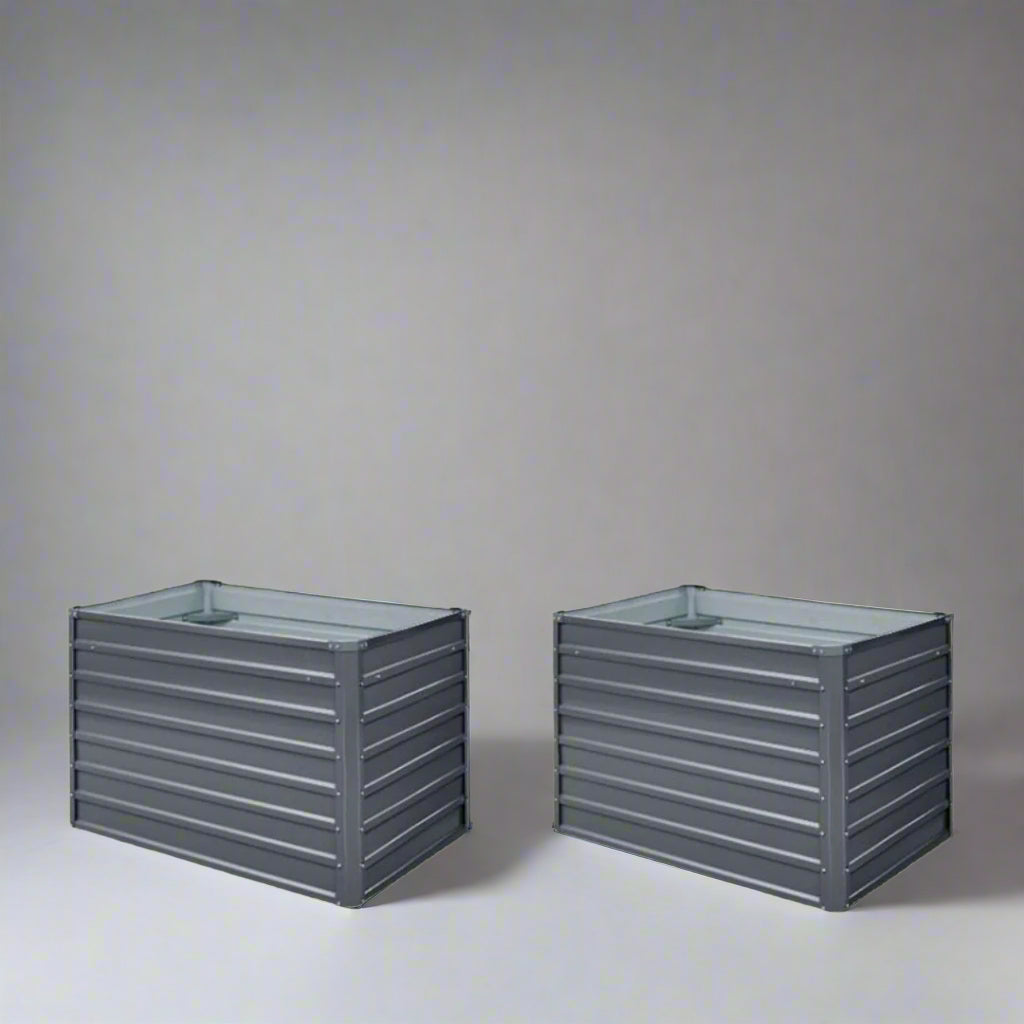 Greenfingers Raised Garden Beds (Twin pack) 1.2m x .8m x 770mm