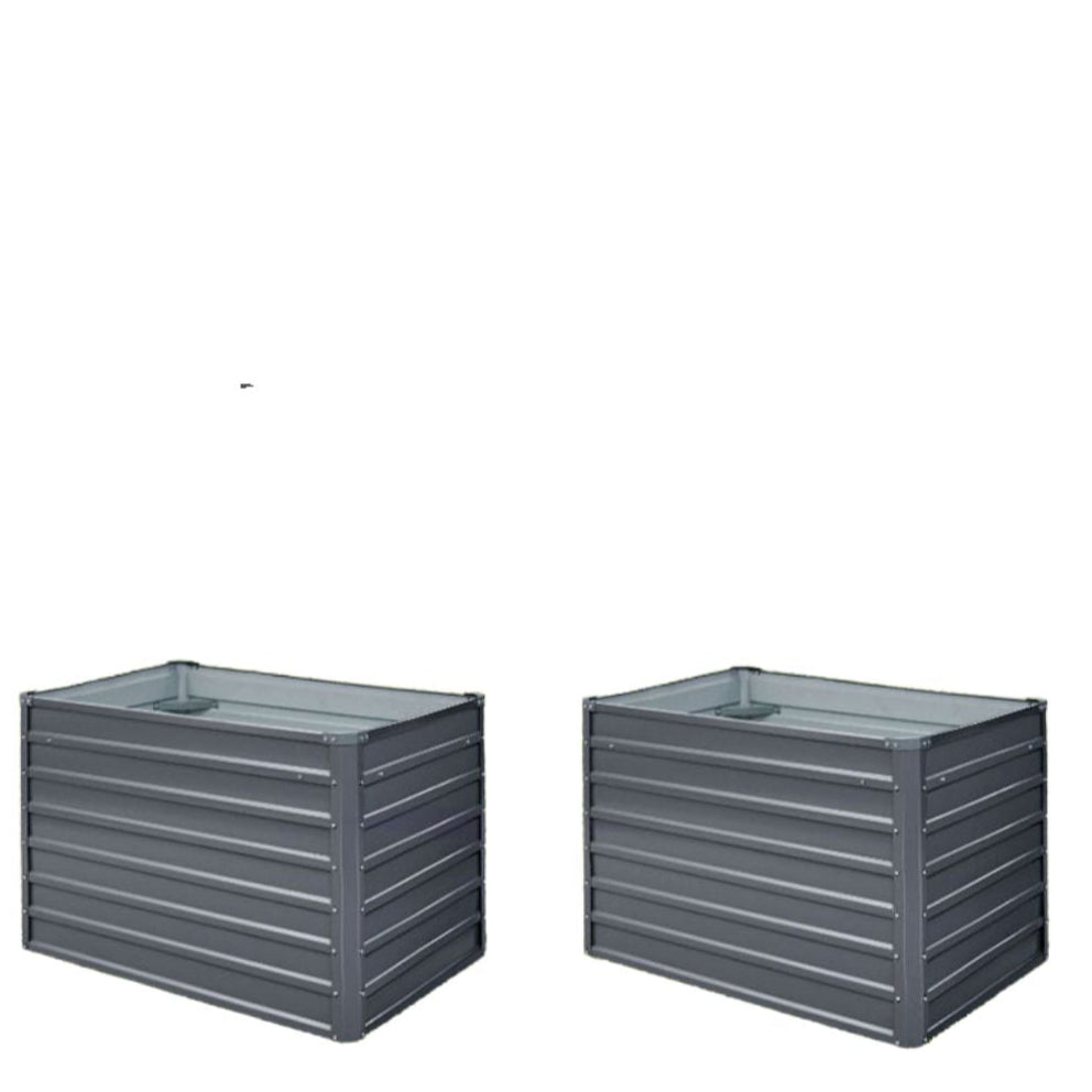 Greenfingers Raised Garden Beds (Twin pack) 1.2m x .8m x 770mm