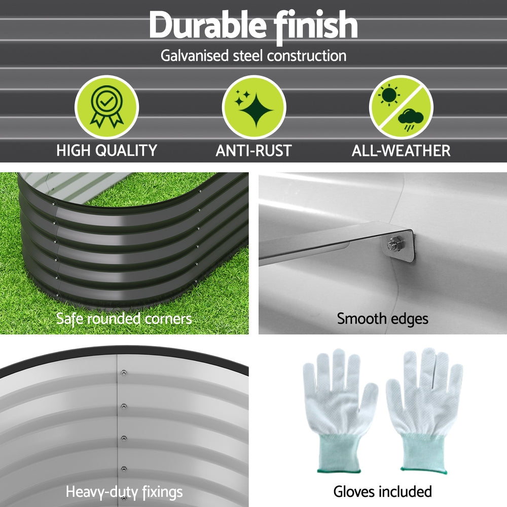 Greenfingers Raised Garden Bed 9 In 1 Modular - 400mm