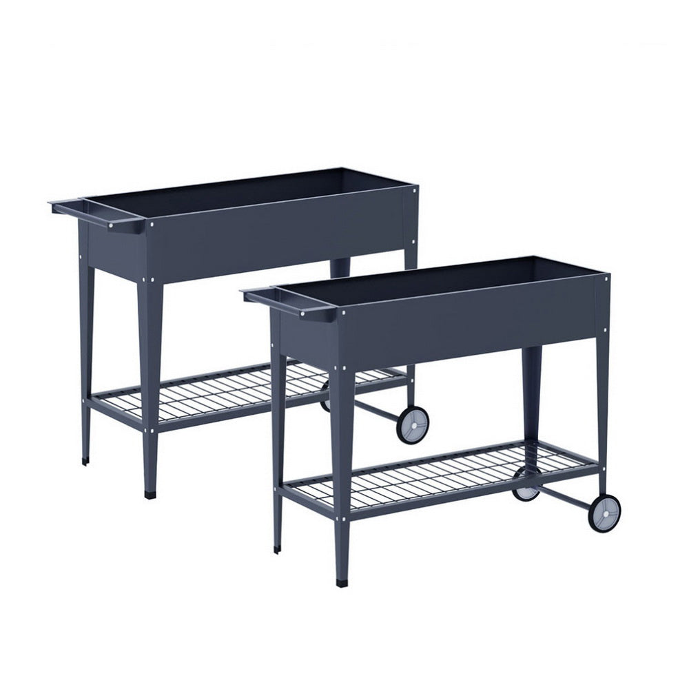 Green Fingers Raised Garden Bed  1m x .4m x 800mm (Twin Pack)