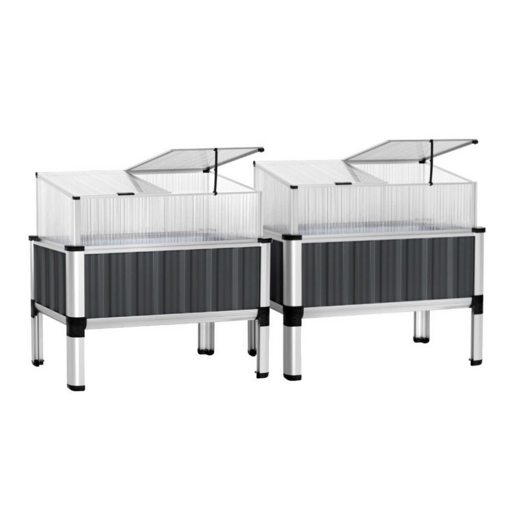 Greenfingers Raised Garden Bed .8m x.49m x 740mm (Twin pack)