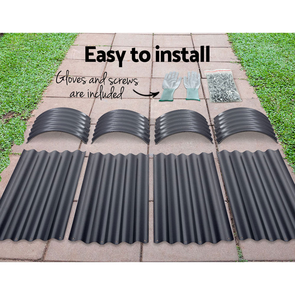 Greenfingers Garden Bed 1.6m x.8m x 420mm (Twin pack)