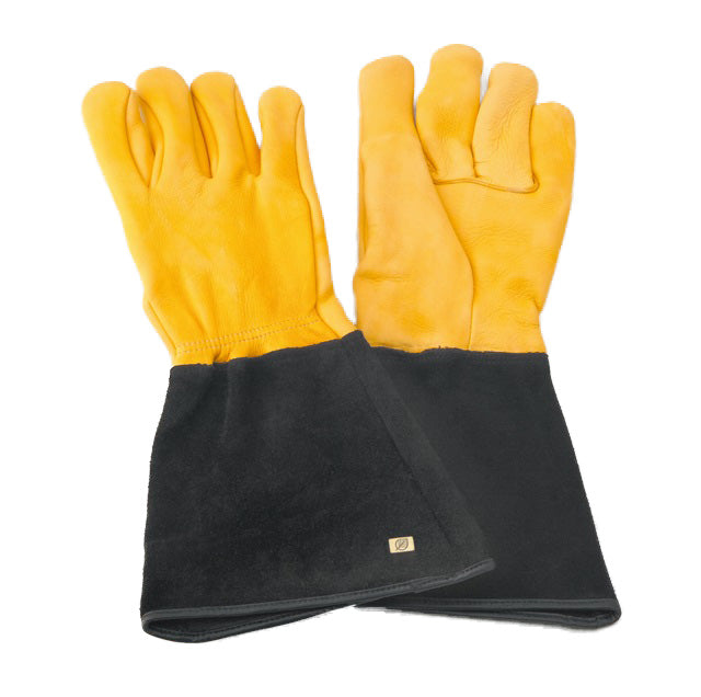 gold leaf tough touch gardening gloves Gold Leaf Tough Touch Ladies Gloves | Thorn Proof Gauntlet Gardening Gloves