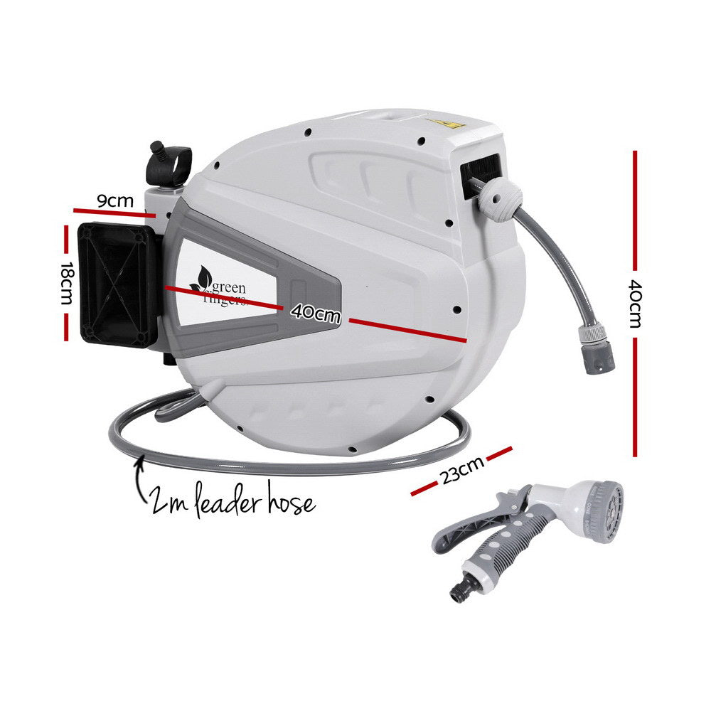 Water Hose Reel 30M Retractable wall mount