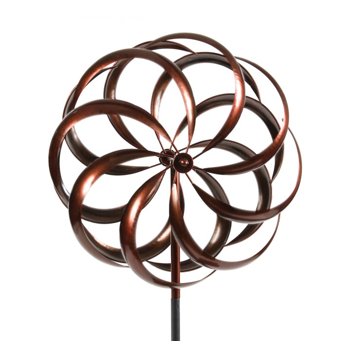 Wind Spinner Kaleidoscope Bronze