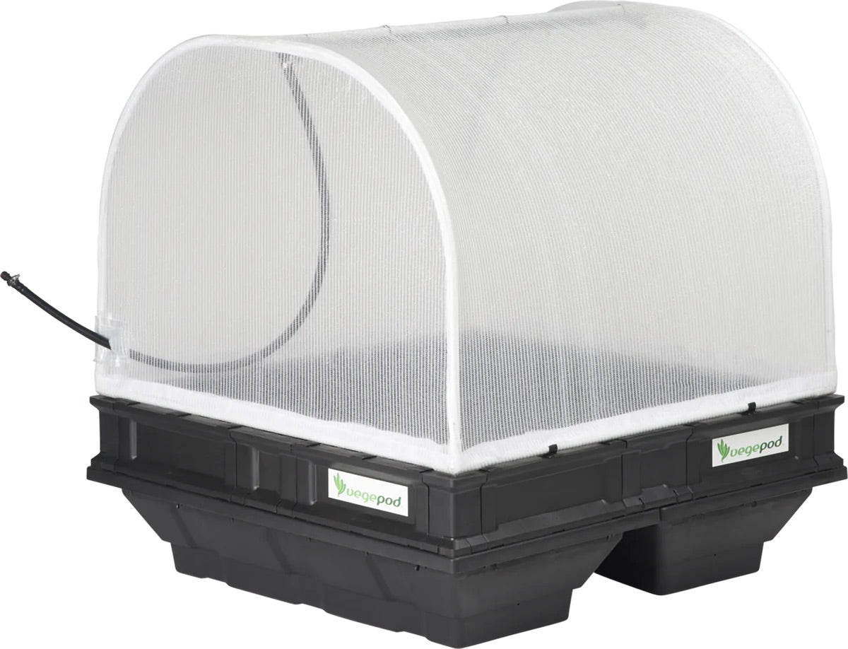 Vegepod Raised Garden Bed Medium 1m x 1m with VegeCover + Medium Stand