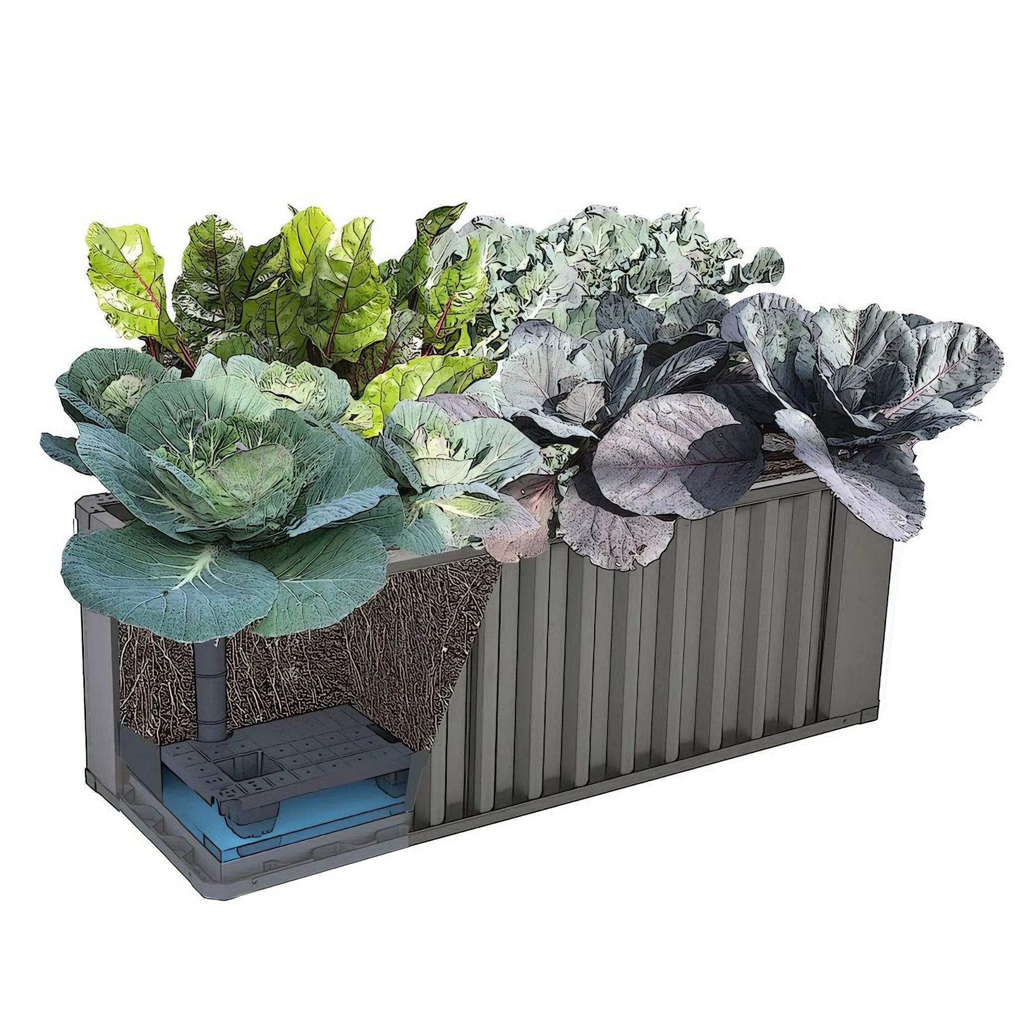 WaterUps Oasis 1240 Wicking Bed - 1.265m x .465m x 450mm