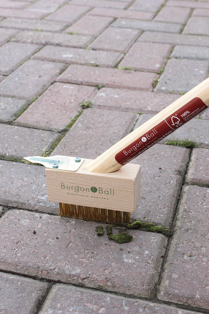 Short Miracle Block Paving Brush & Weeder