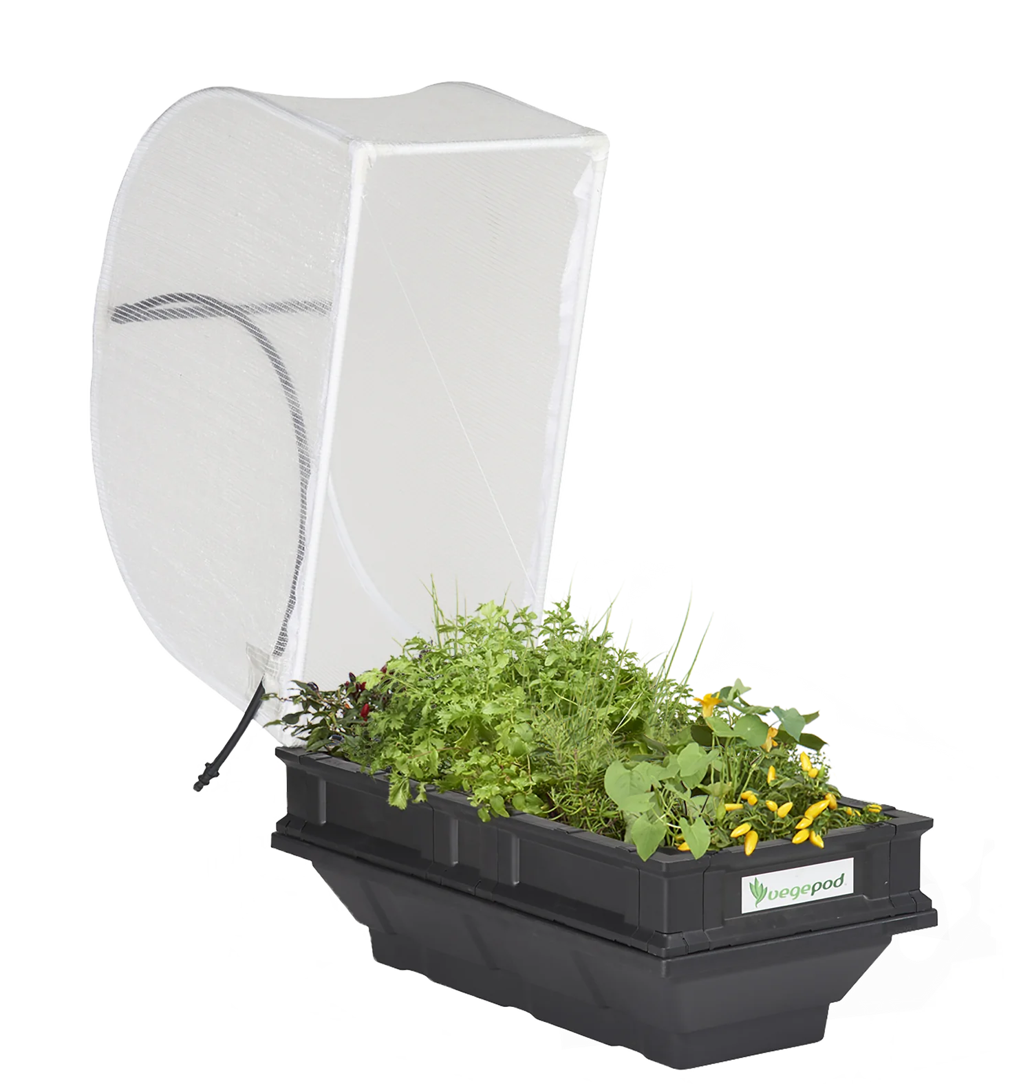 Vegepod Raised Garden Bed Small .5m x 1m with VegeCover + Small Stand