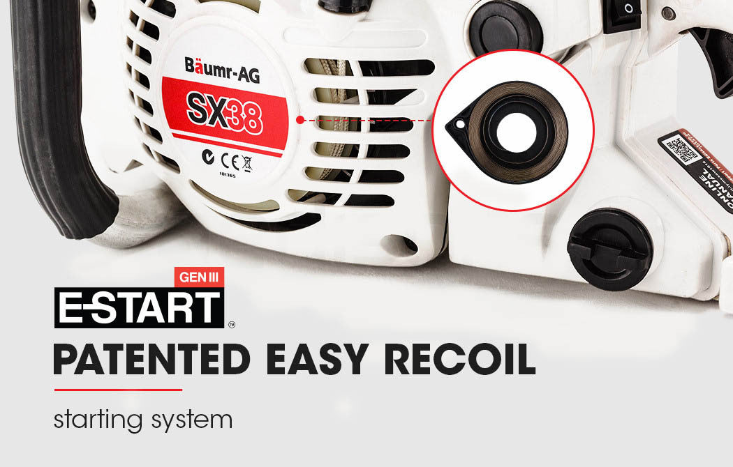 Baumr AG | Chainsaw Petrol Commercial 16” Bar - 38cc