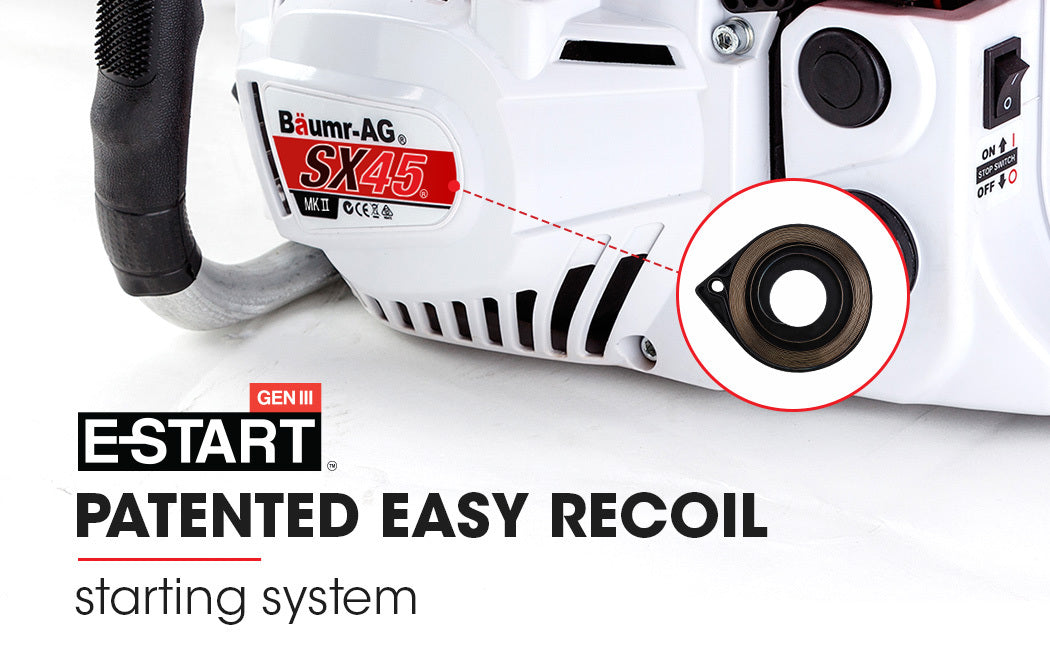Baumr AG | Chainsaw Petrol Commercial 18” Bar - 45cc