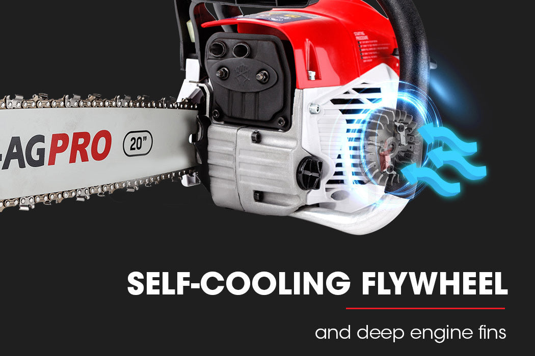 Baumr AG | Chainsaw Petrol Commercial 20” Bar - 62cc