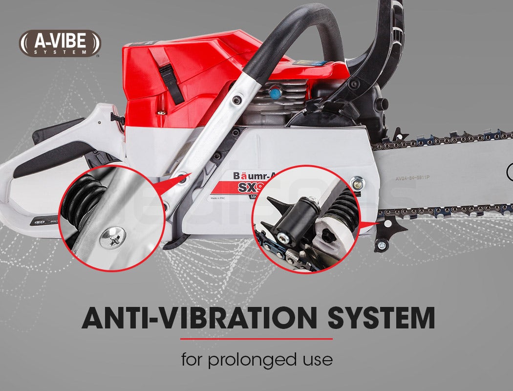 Baumr AG | Chainsaw Petrol Commercial 24” - 72cc