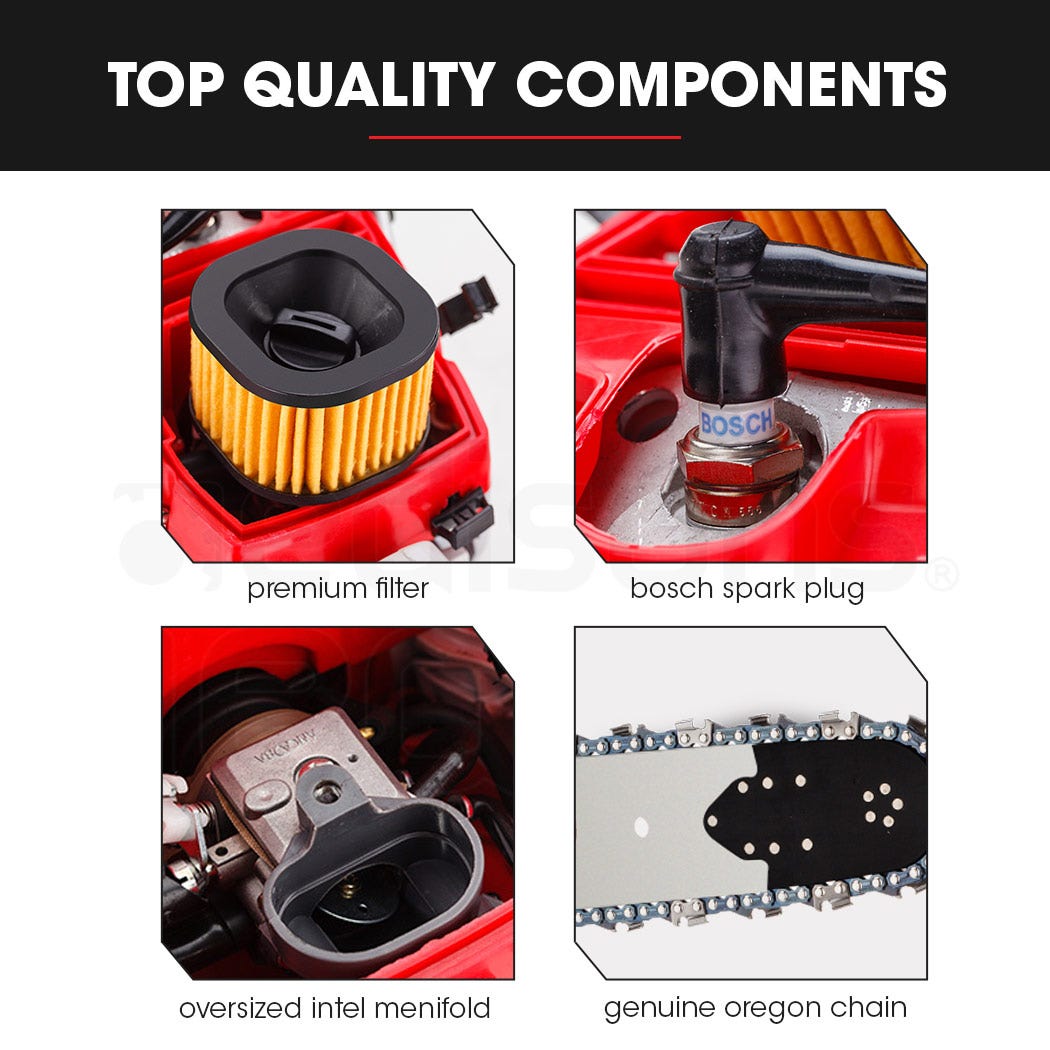 Baumr AG | Chainsaw Petrol Commercial 24” - 72cc