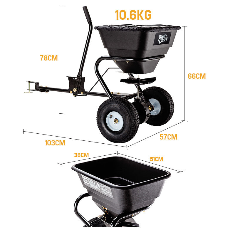 Plantcraft | Tow Behind Broadcast Spreader 30kg