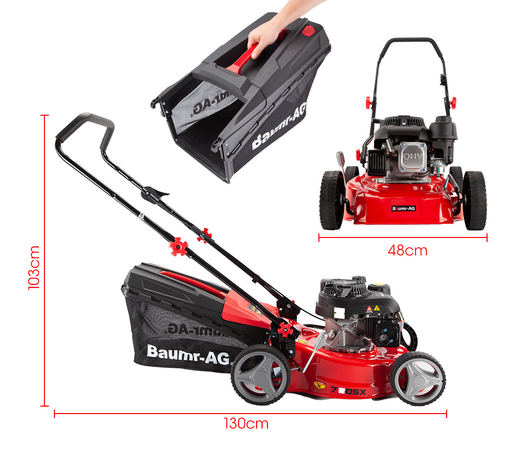 Baumr-AG | Lawn Mower Petrol 17" 139cc