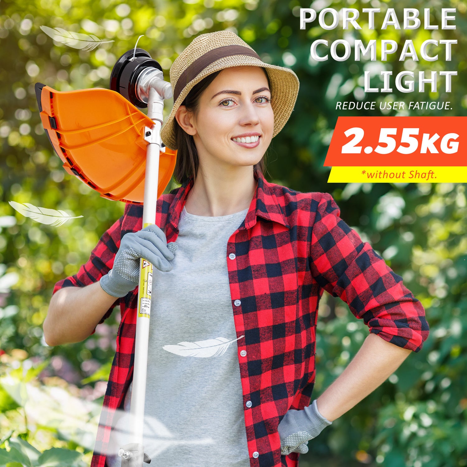 Whipper Snipper Brush Cutter 26cc + 4 Blades