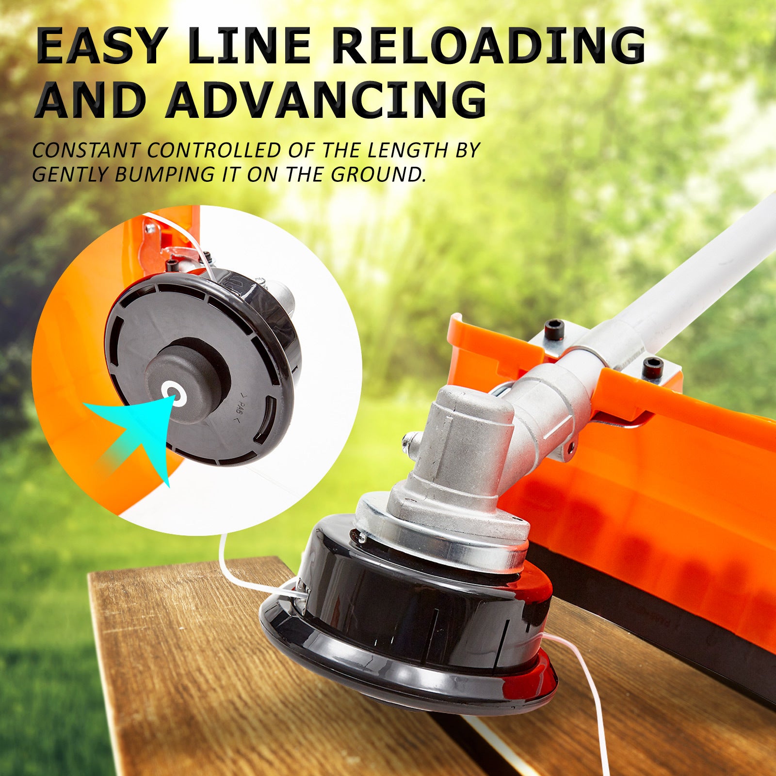 Whipper Snipper Brush Cutter 26cc + 4 Blades