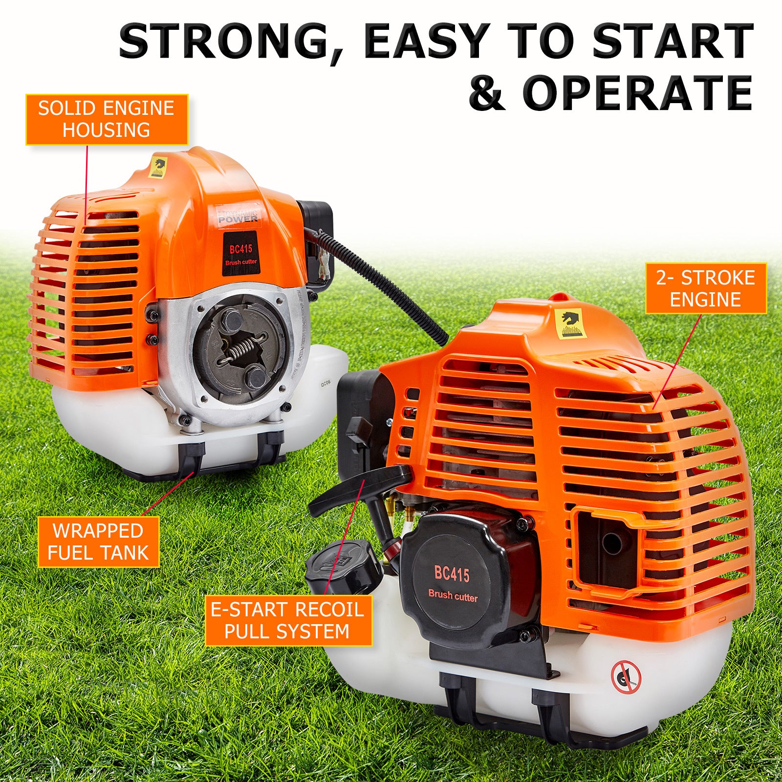 Whipper Snipper Brush Cutter 43cc + 4 Blade