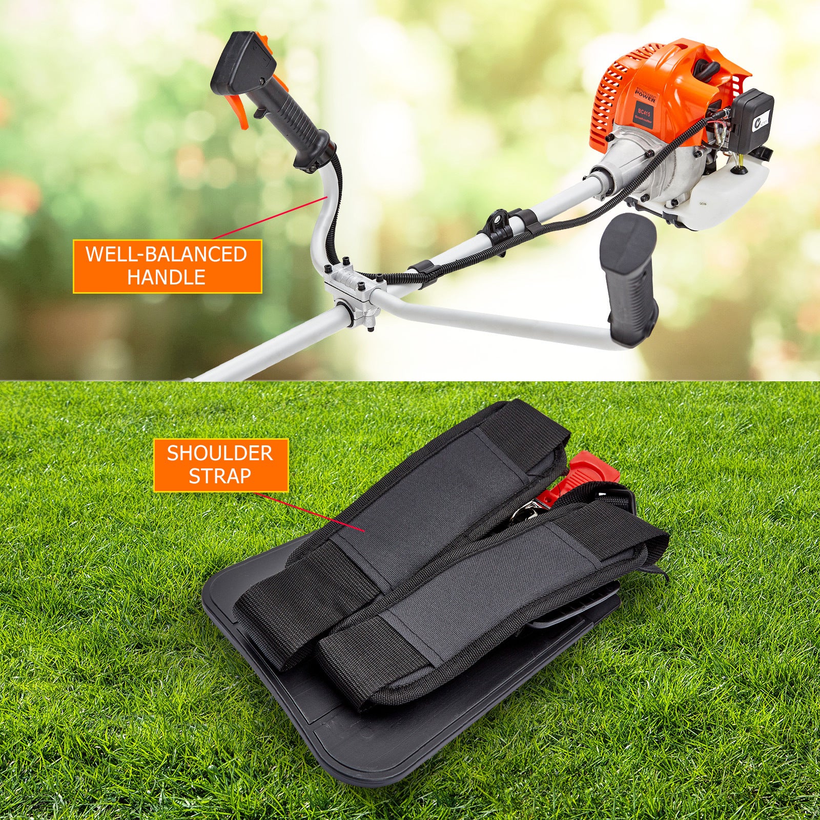 Whipper Snipper Brush Cutter 43cc + 4 Blade