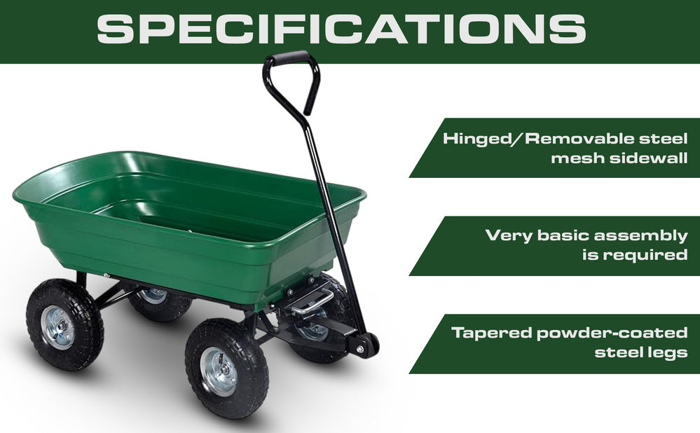 Heavy Duty Garden Cart 250kg