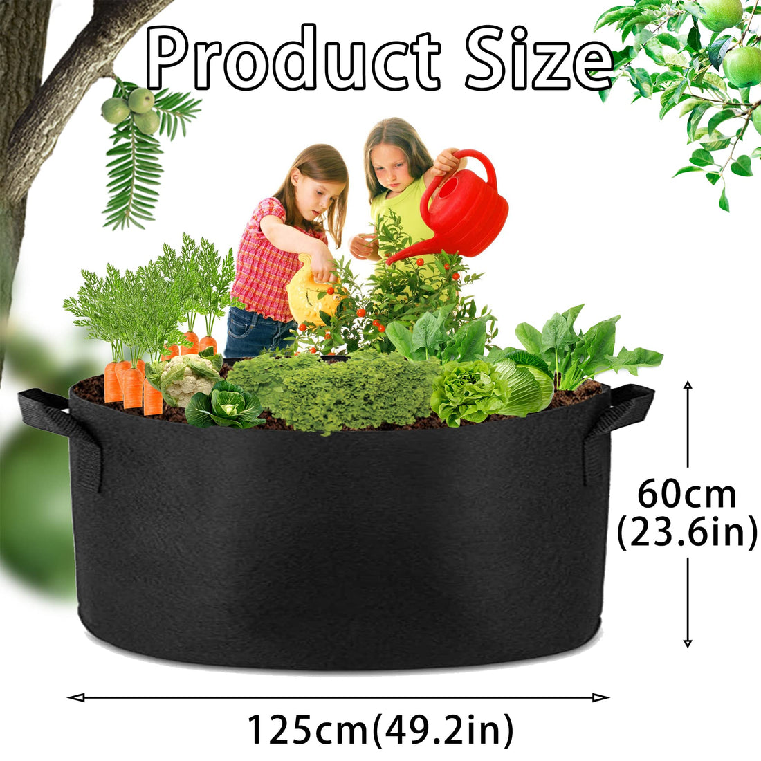 Grow Bag 378L Heavy Duty