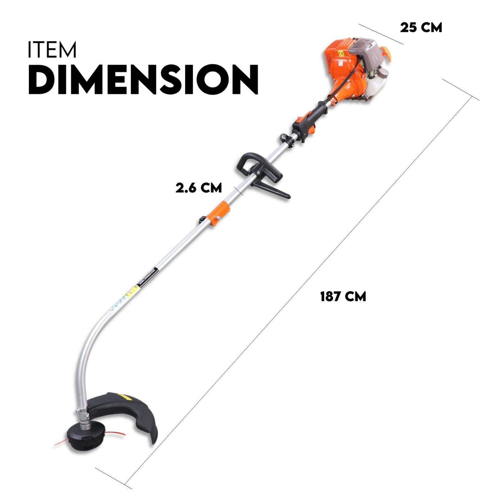 Whipper Snipper Curved Split Shaft 31cc