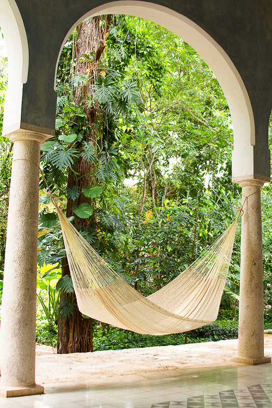 Cotton Mexican Hammock — Natural King Size