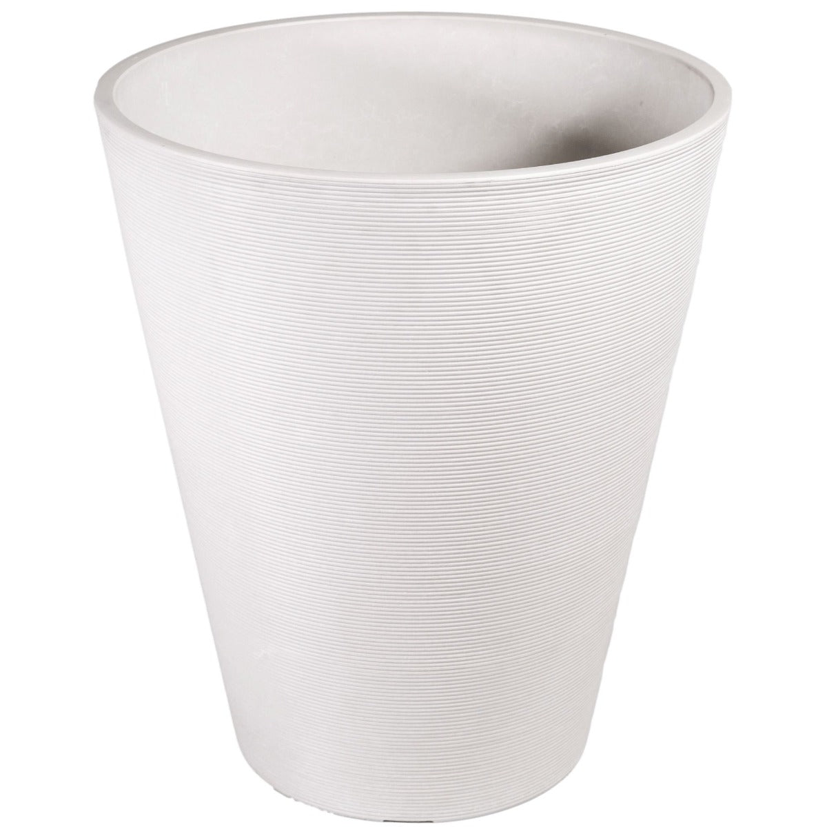 garden pot white textured