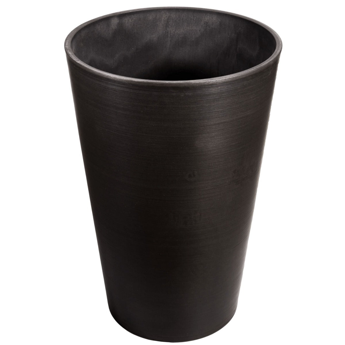 dark grey planter garden pot