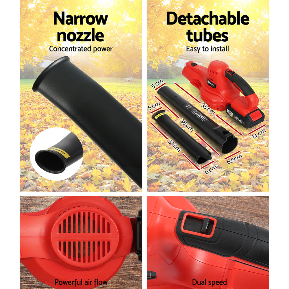 Giantz | Cordless Leaf Blower 20v Lithium Battery