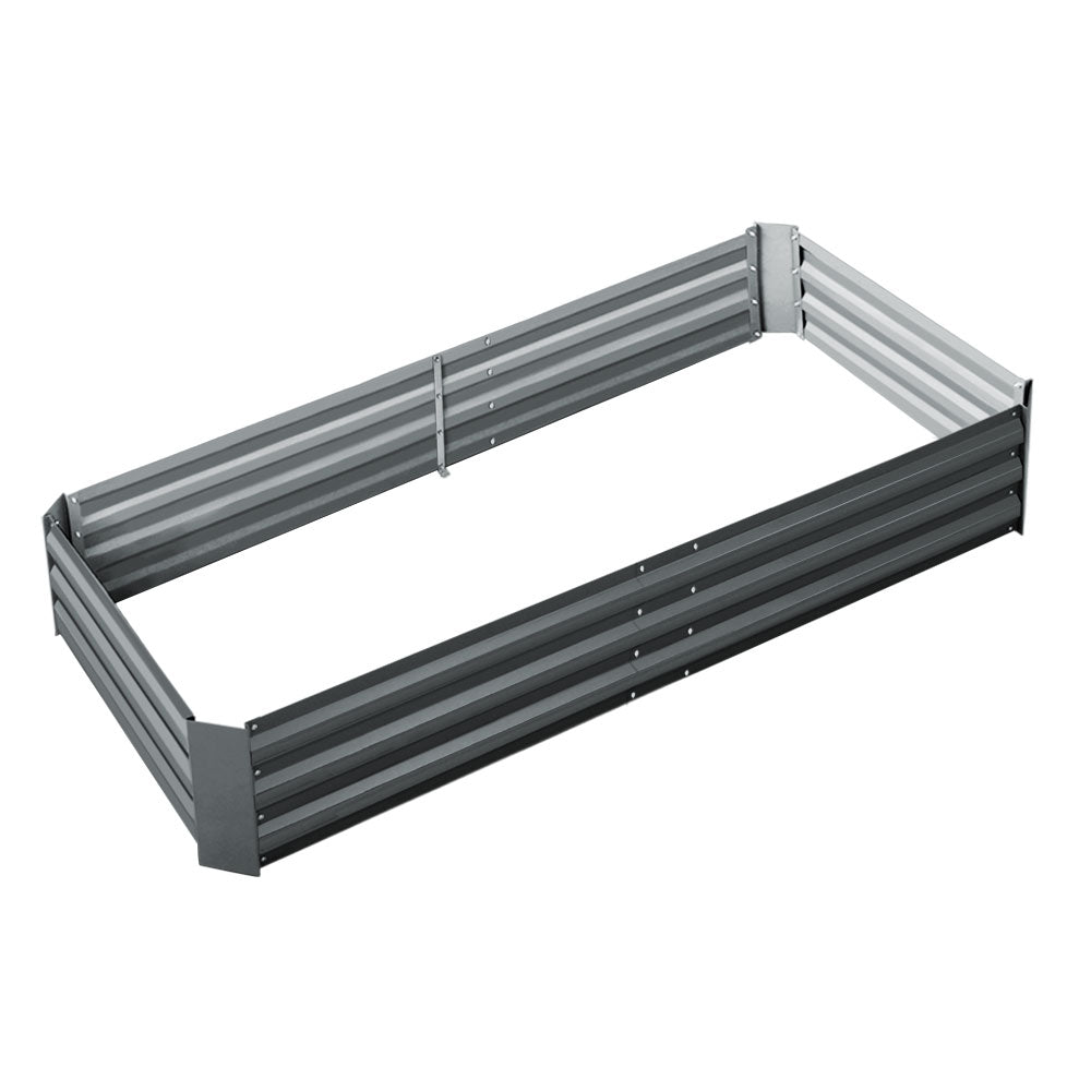 galvanised steel raised garden beds from Planters Raised Gardens in Perth