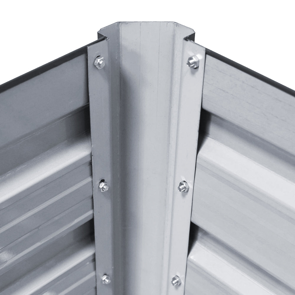 corners on a greenfingers raised garden bed supplied by Planters Raised Gardens in Perth