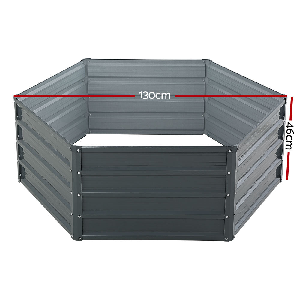 corrugated iron raised garden by by greenfingers DIY kit