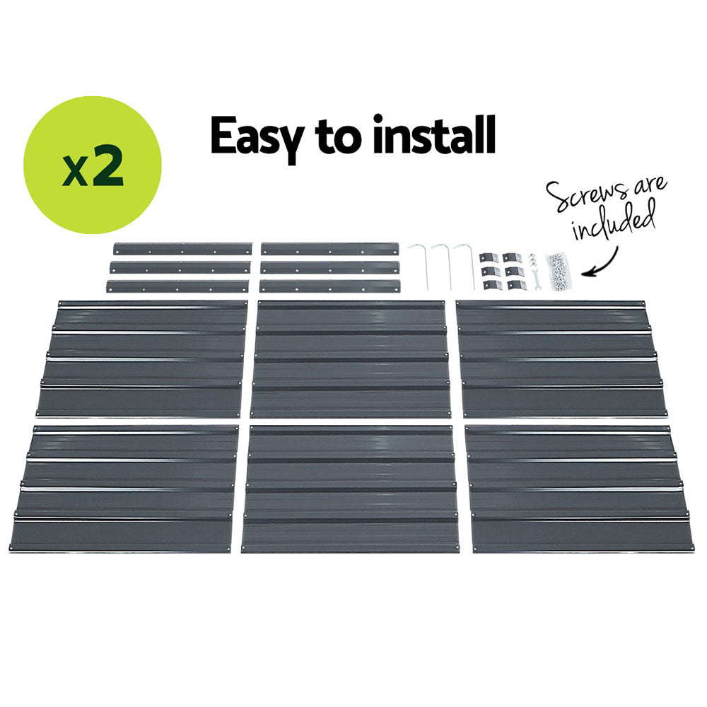 corrugated iron raised garden beds in Australia