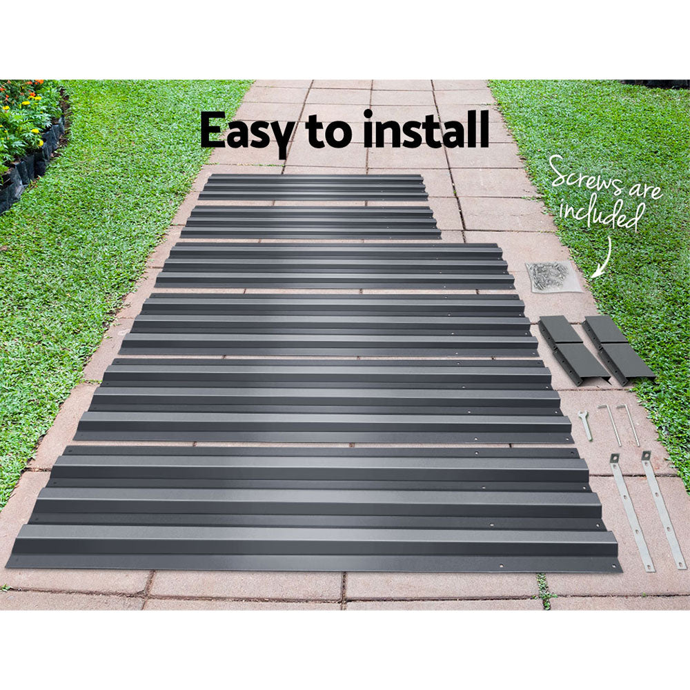 easy install greenfingers raised low garden bed, supplied in Australia by planters raised gardens perth