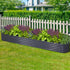Free shipping on this slimline raised garden bed in Australia, Greenfingers low heigh raised garden bed