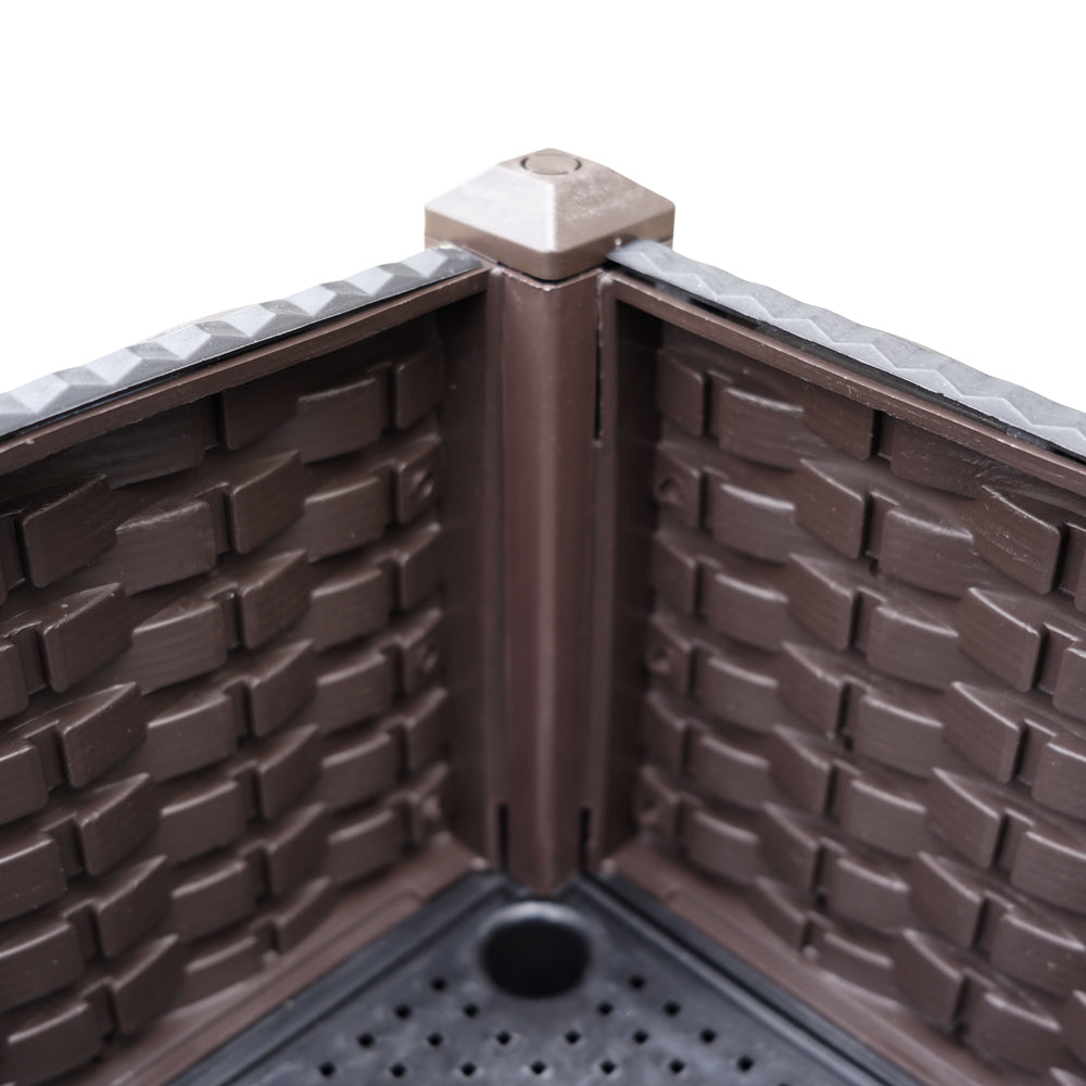 Greenfingers Rasied Garden Bed 1.2m x .4m x 360mm - Brown