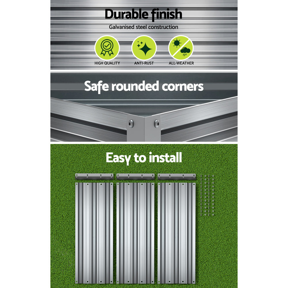 Greenfingers Raised Garden Bed  .86m x .86m x 300mm