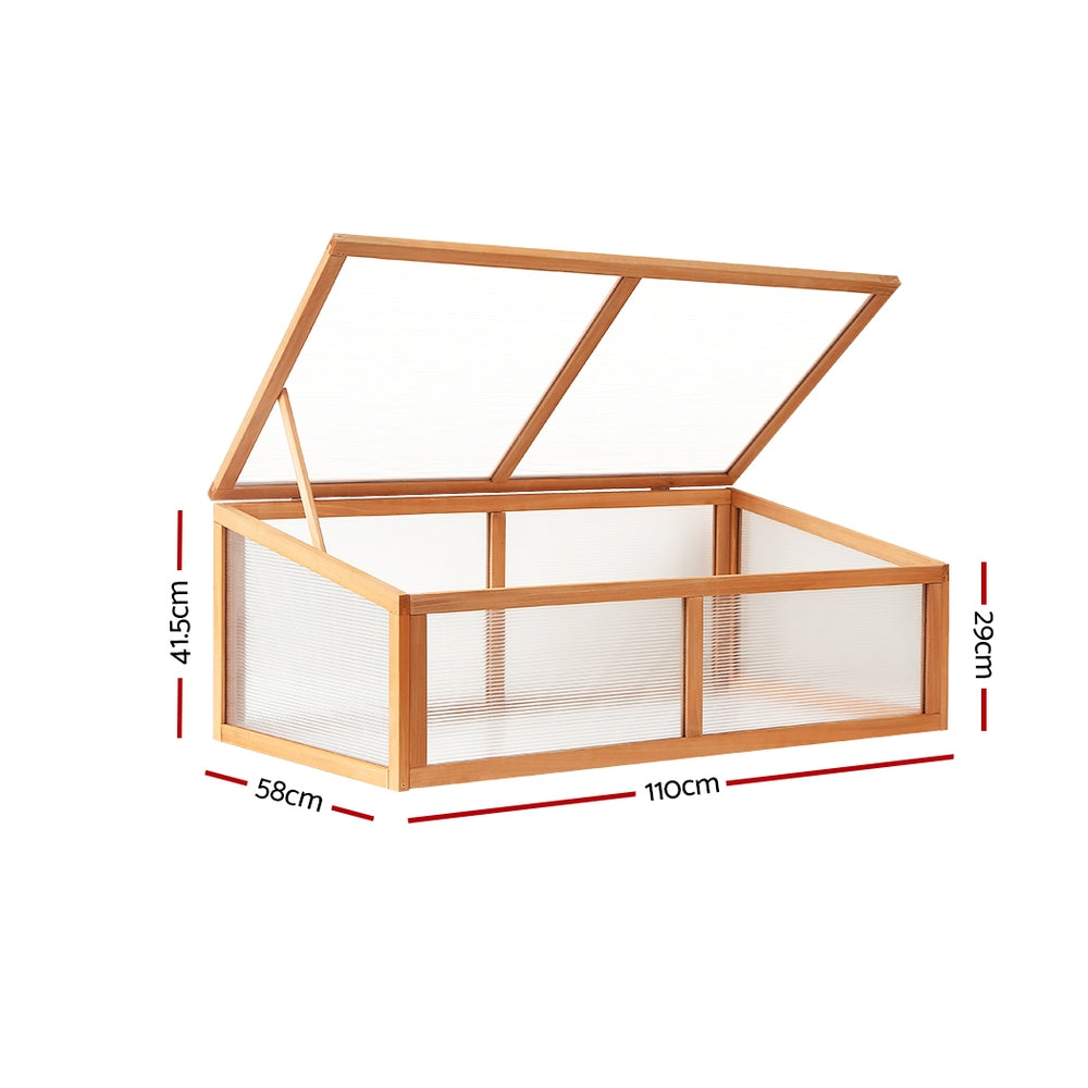 Greenfingers Wooden Raised Garden Bed  1.1m x .58m x 415mm